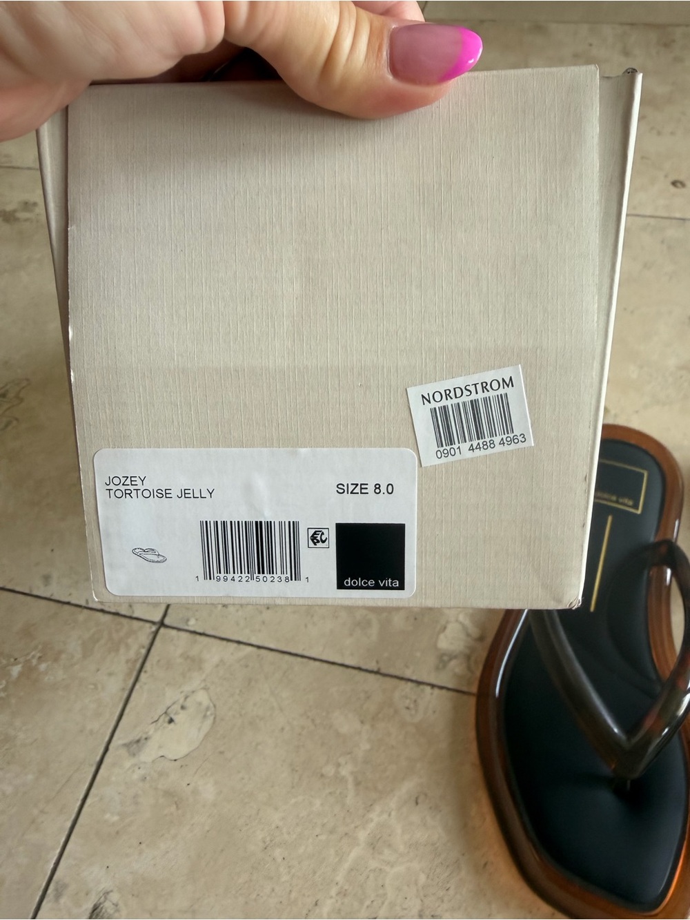 Dolce Vita Jozey Tortoise Jelly Sandals Size 8 NWT - Picture 6 of 8